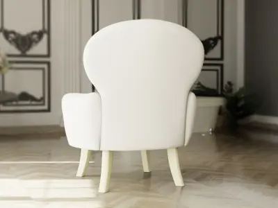 Furniture Accent Chairs Bohemian 012 Low-poly 3D model