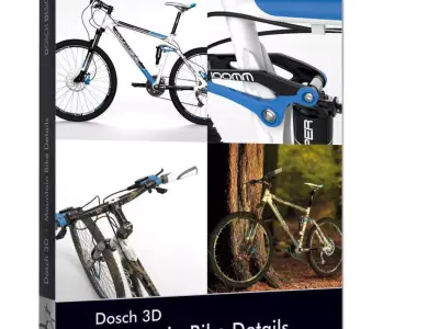 Dosch 3D - Mountain Bike Detail 3D model