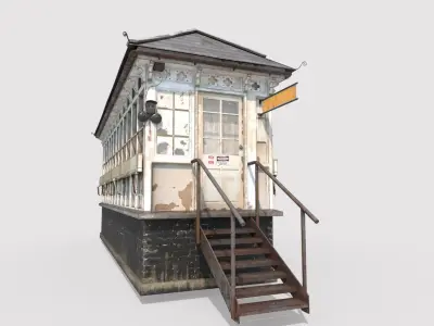 Old Signal Box 3D model