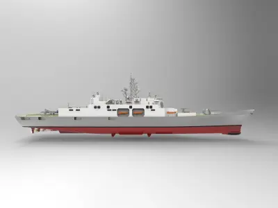 CSGN Strike Cruiser Mk 2 ship 3D model