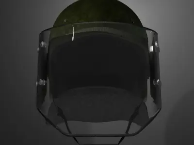 Combat helmet Zsh-1-2 Low-poly 3D model
