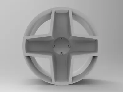 Car Rim 3D model by MA-3D