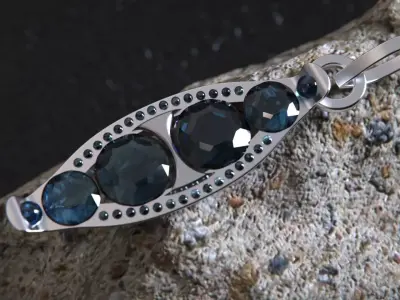 Rings Brilante 3D model