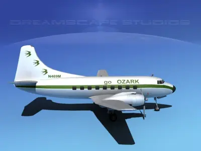 Martin 202 Ozark  3D model