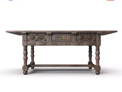 Antique Console 3D model purchase