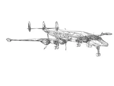 CONSTELA military plane 3D model
