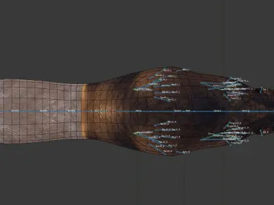 Beaver Low-poly 3D model