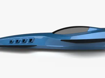 Racing Spaceship Gamma Velorum 3D model