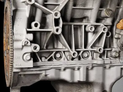 Scanned engine Honda v6 Honda j30 3D model