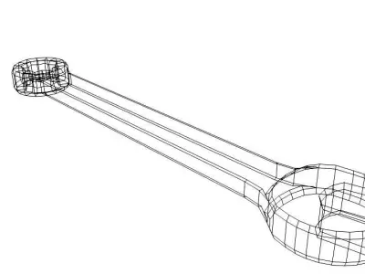 Mechanical Handtools - Combination Wrench 3D model