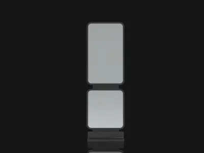 Outdoor Advertising Stand V11 3D model