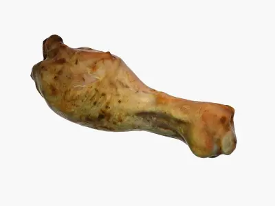 Chicken Leg Low-poly 3D model