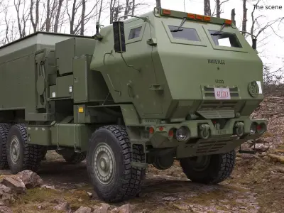 MEADS TOC Air Defense Operations Center Vehicle Simplified 3D model purchase