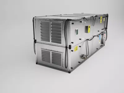 Electric Rooftop Cabin  3D model
