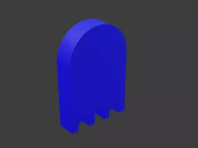 pacman ghost 3 3D model