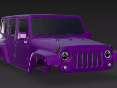 jeep body 3d model 3D model purchase