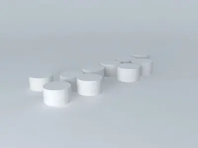 Oil Tanks on Orchilla Island Free 3D model