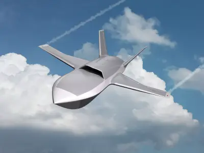 KUS-LW UCAV 3D model