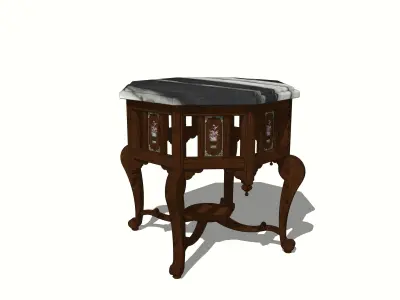 VINTAGE SIDE TABLE 3D model