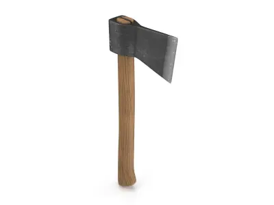 Old Axe Low-poly 3D model get