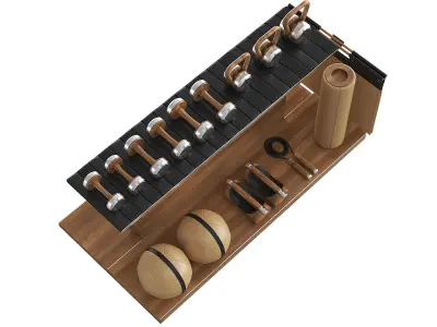 PENT luxury fitness equipment part 2 3D model