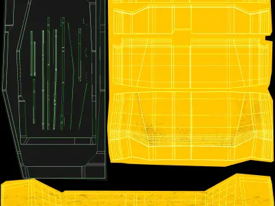 Komatsu D155AXi 3D model