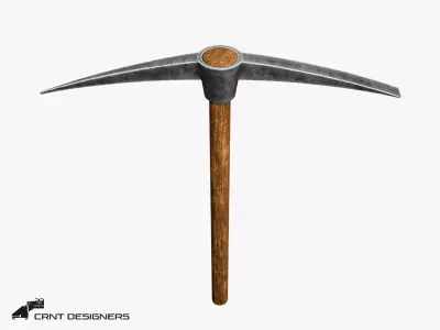 Pickaxe 3D model get