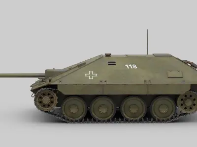 Marshal Maresal Tank Hunter 3D model