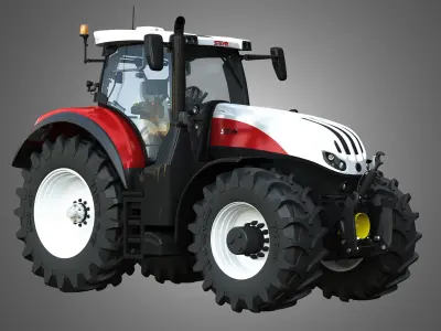  Terrus  CVT - 6300 Tractor 3D model