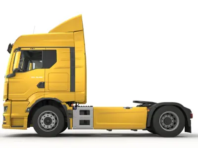Man TGS 2020 with interior 3D model