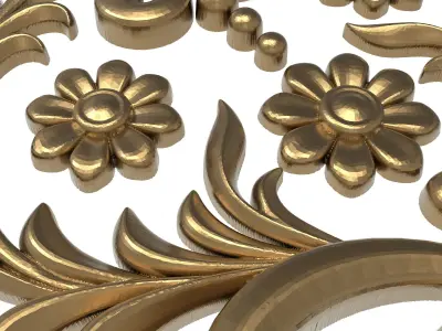  decorative pattern ready for 3D printing 3D model 505
