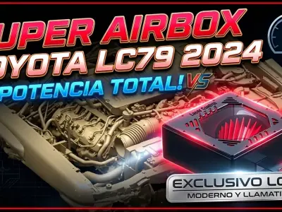 AIRBOX PARA TOYOTA LAND CRUSIER SERIE 79 LISTO PARA FABRICAR 3D model
