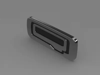 Qoros logo 3D model