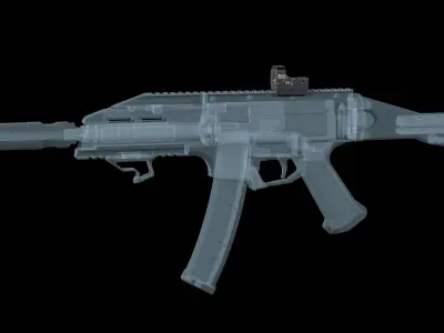 Burris FastFire 3 Red Dot Reflex Sight Low-poly 3D model