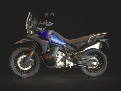 Base model CF Moto 800 MT X 2025 3D model