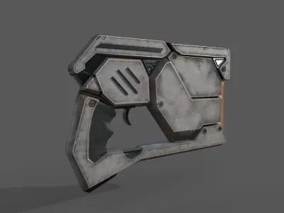 Cyber Pistol  3D model