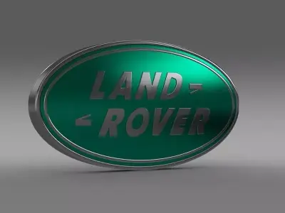 land rover logo 3D model by Sergey