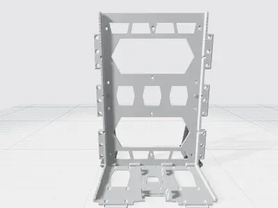 -MHB04-H- Mecha Hangar Bay Hangar only Free 3D print model