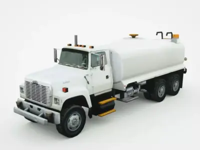Freightliner FL-60 2000 Low-poly 3D model