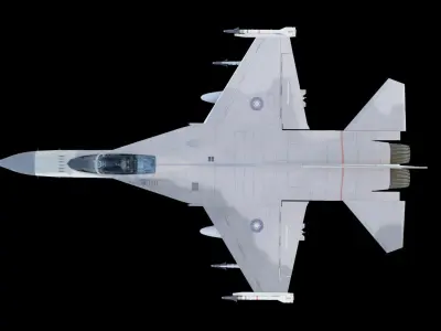 AIDC F-CK-1 Fighter  Taiwan 3D model