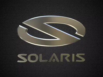 solaris logo 3D model