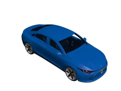 Mercedes CLA 2026 Sleek Compact Luxury Sedan 3D model
