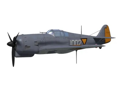 Koolhoven FK58 3D model