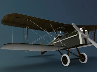 Royal Aircraft Factory SE 5a 3D model
