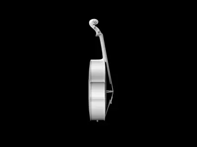 Cello Violin Low-poly 3D model