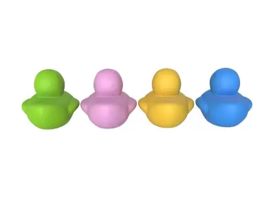 Duck toy 3D model