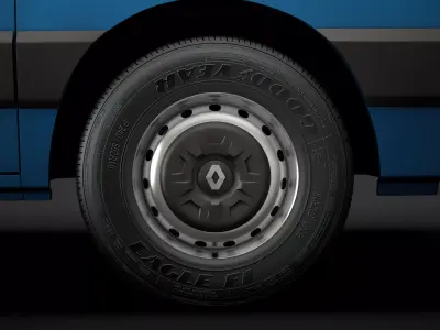 Renault Master Van 2020 wheel 3D model