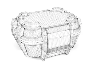 Plastic case 02 3D model