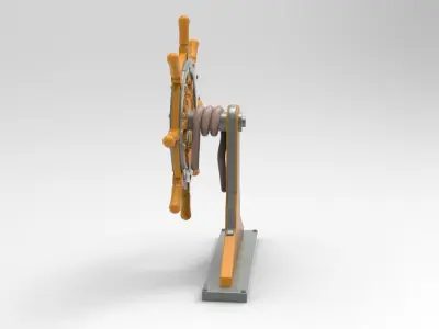 Ship Wheel 3D model