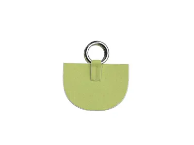 Yellowish green Leather Ring Mini Bag 3D model